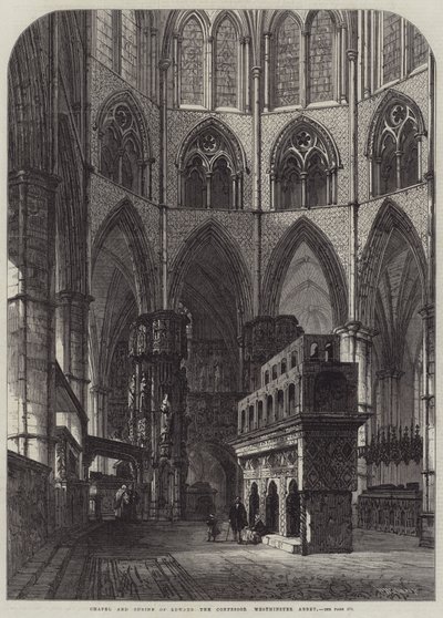 Chapel and Shrine of Edward the Confessor, Westminster Abbey by Samuel Read